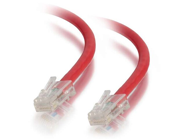 C2G 25269 30cm 1 Cat5e Non Booted Unshielded UTP Network Patch Cable Red