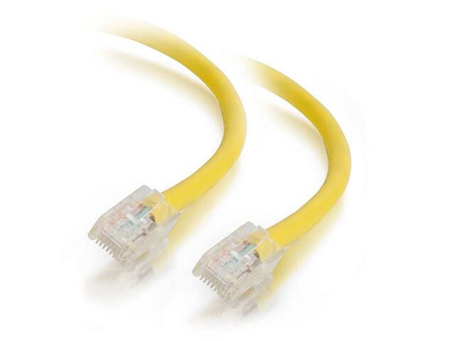 C2G 25623 30cm 1 Cat5e Non Booted Unshielded UTP Network Patch Cable Yellow