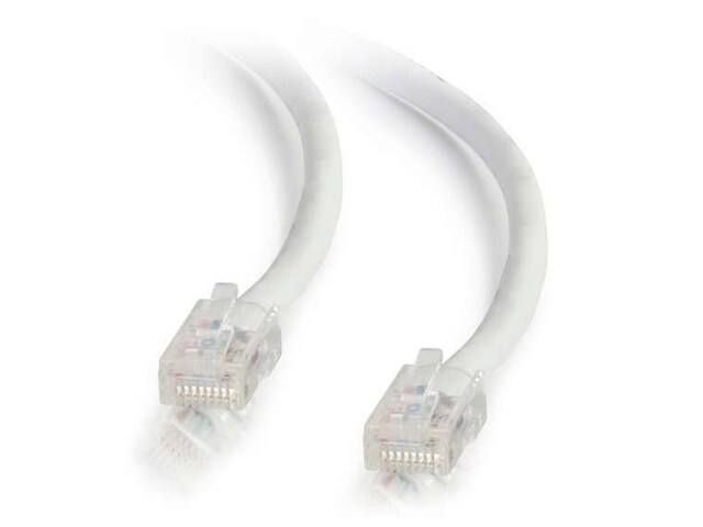 C2G 27976 30cm 1 Cat5e Non Booted Unshielded UTP Network Patch Cable White
