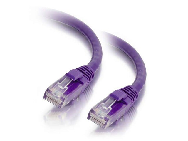 C2G 00465 1.5m 5 Cat5e Snagless Unshielded UTP Network Patch Cable Purple
