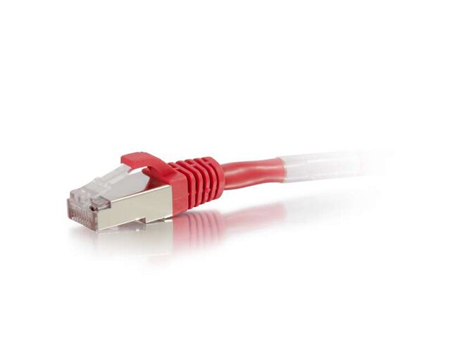 C2G 27242 1m 3 Cat5e Molded Shielded STP Network Patch Cable Red