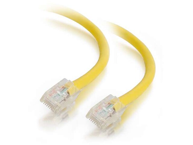 C2G 22682 1.5m 5 Cat5e Non Booted Unshielded UTP Network Patch Cable Yellow