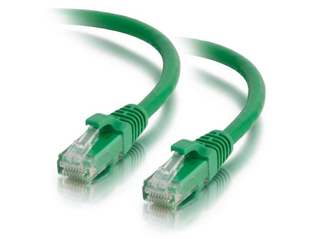 C2G 24229 30cm 1 Cat5e Snagless Unshielded UTP Network Patch Cable Green