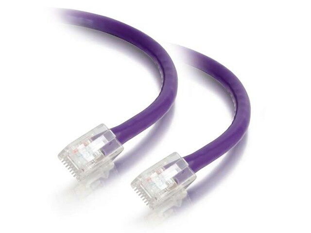 C2G 00598 4.5m 15 Cat5e Non Booted Unshielded UTP Network Patch Cable Purple