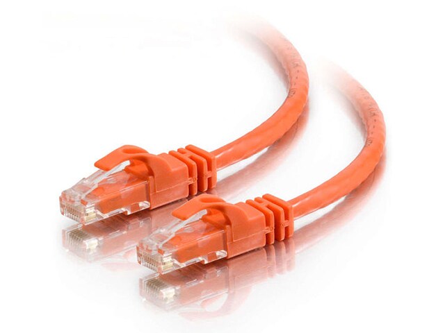 C2G 31382 1.5m 5ft Cat6 Snagless Crossover Unshielded UTP Network Patch Cable Orange