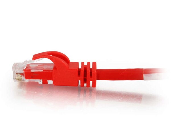C2G 27862 2.1m 7 Cat6 Snagless Crossover Unshielded UTP Network Patch Cable Red