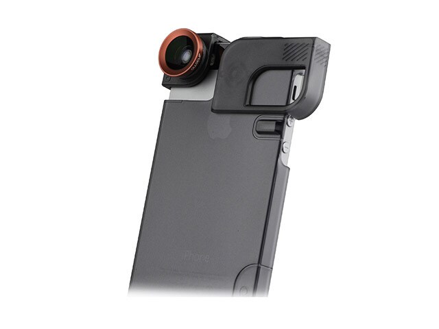 olloclip Quic Flip Case Pro Photo Adapter 3 in 1 Lens for iPhone 5 Red Black