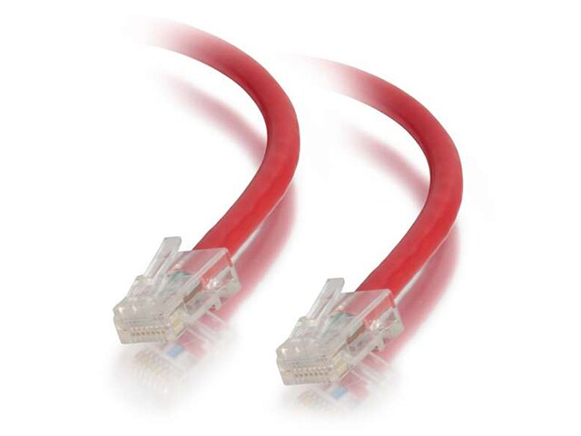 C2G 24396 15.2m 50 Cat5e Non Booted Unshielded UTP Network Patch Cable Red