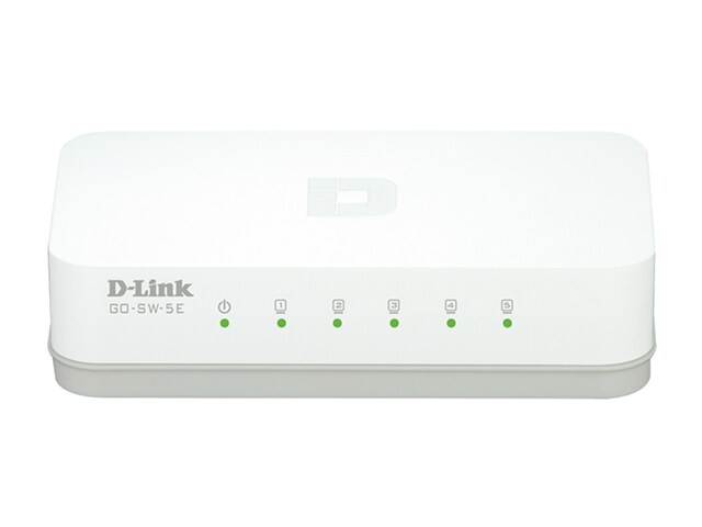 D Link GO SW 5E 5 Port Fast Ethernet Easy Desktop Switch