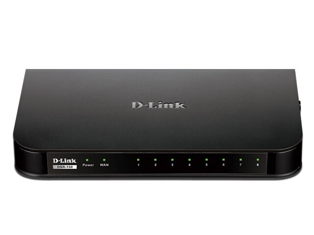 D Link DSR 150 Wired SSL VPN Router 8 10 100M LAN Ports 1 WAN VPN SSL