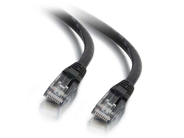 C2G 31362 22.9m 75ft Cat6 Snagless Unshielded UTP Network Patch Cable Black