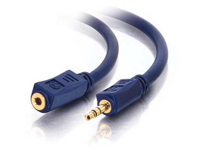 C2G 40946 100ft Velocity 3.5mm M F Stereo Audio Extension Cable