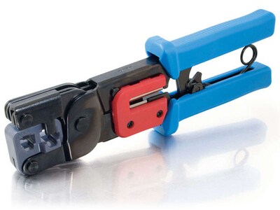 C2G 19579 RJ11/RJ45 Crimping Tool with Cable Stripper
