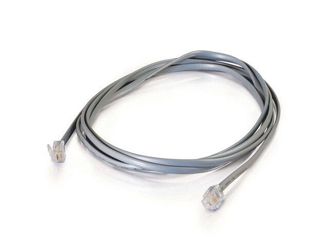 C2G 02971 2.1m 7 6p4c Rj11 Straight Modular Cable