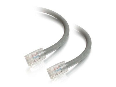 C2G 24959 30cm (1') Cat5e Non-Booted Unshielded (UTP) Network Patch Cable - Grey