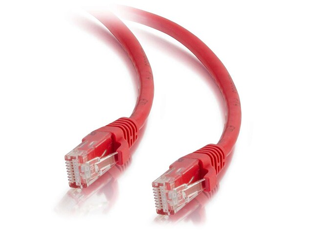 C2G 00421 1.2m 4 Cat5e Snagless Unshielded UTP Network Patch Cable Red