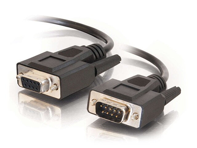 C2G 25211 0.3m 1 Db9 M F Extension Cable Black