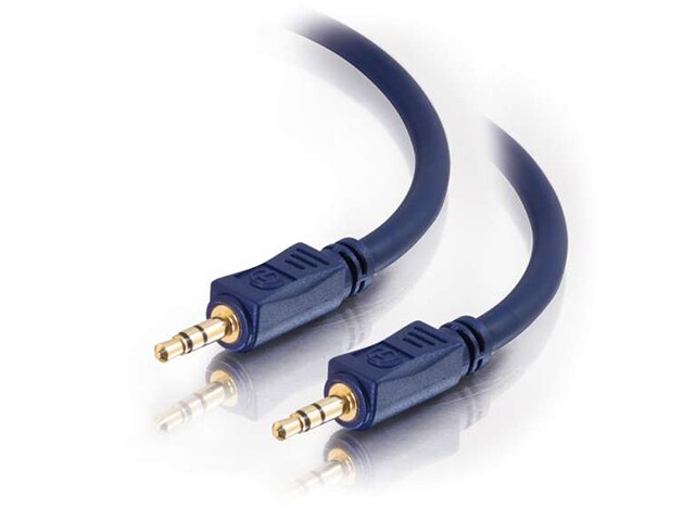 C2G 40600 0.46m 1.5ft Velocity 3.5mm M M Stereo Audio Cable