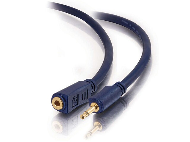 C2G 40627 3.7m 12ft Velocity 3.5mm M F Mono Audio Extension Cable