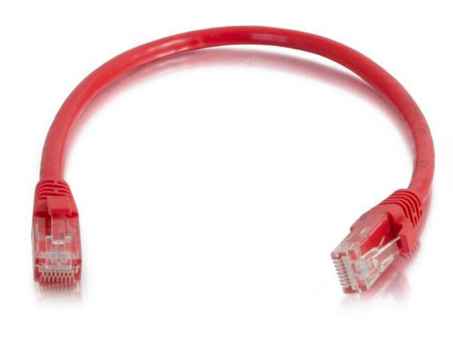 C2G 03998 0.6m 2 Cat6 Snagless Unshielded UTP Network Patch Cable Red