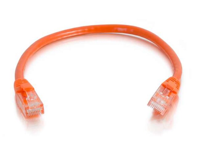 C2G 04016 0.6m 2 Cat6 Snagless Unshielded UTP Network Patch Cable Orange