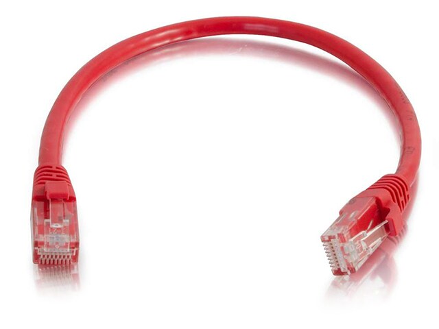 C2G 03999 1.2m 4 Cat6 Snagless Unshielded UTP Network Patch Cable Red