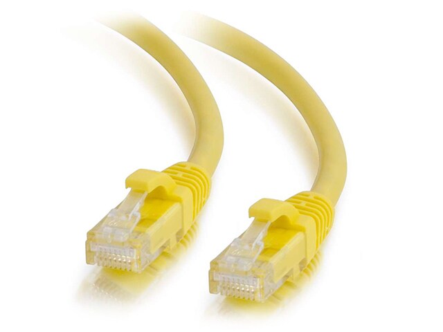 C2G 04008 1.2m 4 Cat6 Snagless Unshielded UTP Network Patch Cable Yellow