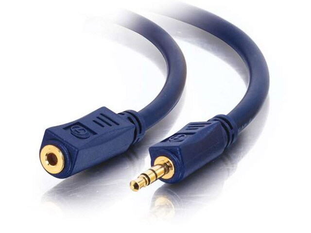 C2G 40609 3.7m 12ft Velocity 3.5mm M F Stereo Audio Extension Cable