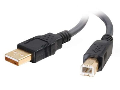 C2G 29141 2m (6.6ft) Ultima USB 2.0 A/B Male - Black