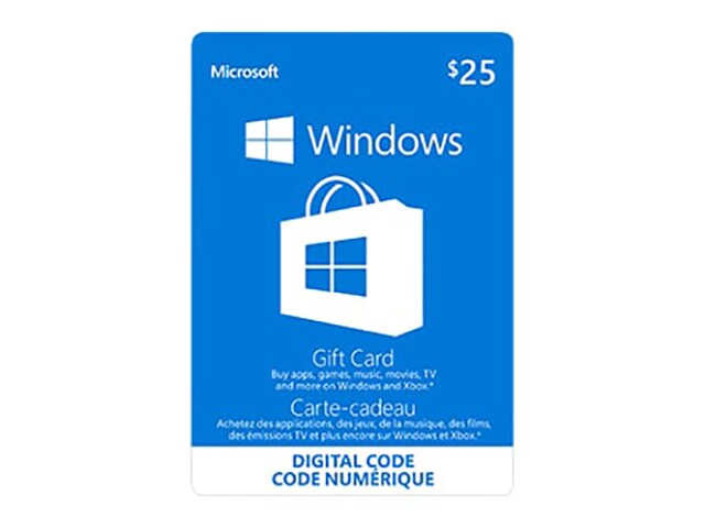 Microsoft Windows Store 25 card Canada