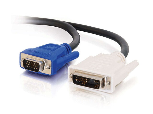 C2G 26954 2m 6.5 DVI A Male To Hd15 VGA Analog Video Cable