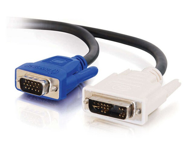 C2G 26955 3m 10 DVI Male to HD15 VGA Male Video Cable