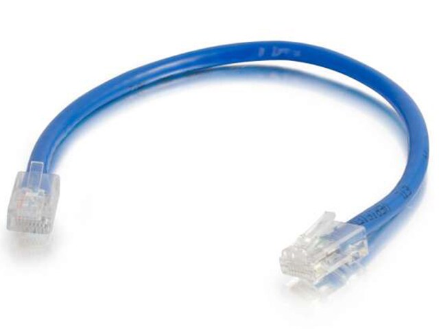 C2G 04099 7.6m 25 Cat6 Non Booted Unshielded UTP Network Patch Cable Blue