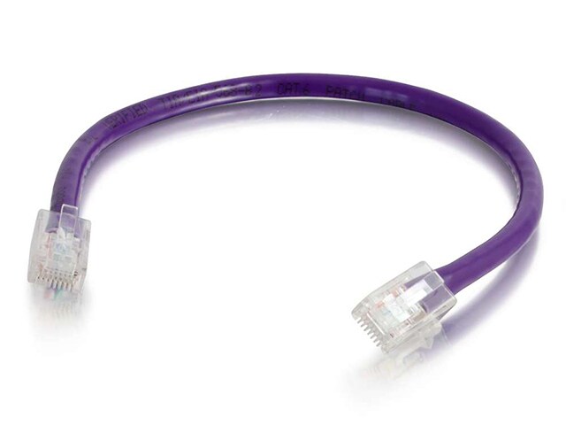 C2G 04222 4.3m 14 Cat6 Non Booted Unshielded UTP Network Patch Cable Purple