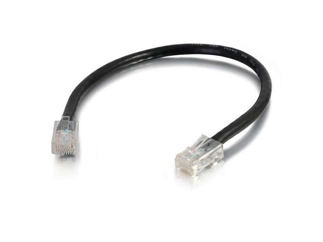C2G 04111 1.8m 6 Cat6 Non Booted Unshielded UTP Network Patch Cable Black
