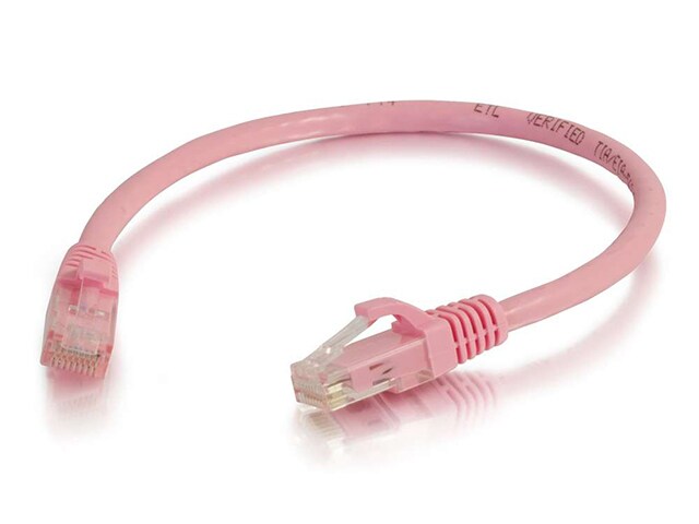 C2G 04046 1.2m 4 Cat6 Snagless Unshielded UTP Network Patch Cable Pink