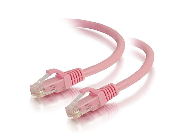 C2G 00492 0.3m 1 Cat5e Snagless Unshielded UTP Network Patch Cable Pink