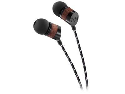 House of Marley Uplift in-Ear Headphones with 3-Button Mic - Midnight