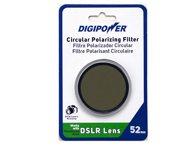 Digipower 52mm DSLR Circular Polarized Filter
