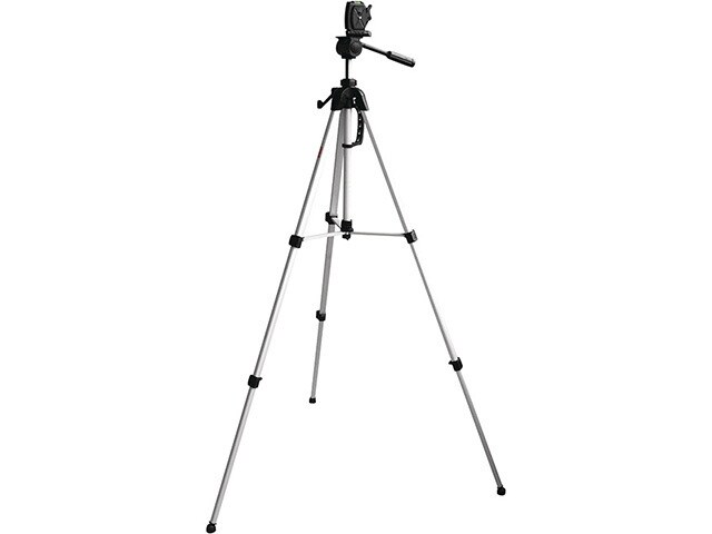 Digipower 66 quot; Tripod with 3 Way Pan Head and Bubble Level for Cameras and Camcorders