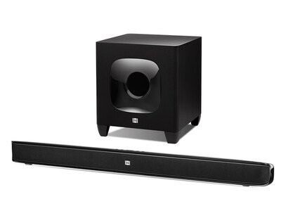 JBL Cinema SB400 Bluetooth 2.1-Channel Soundbar System with 200W Wireless Subwoofer - Black