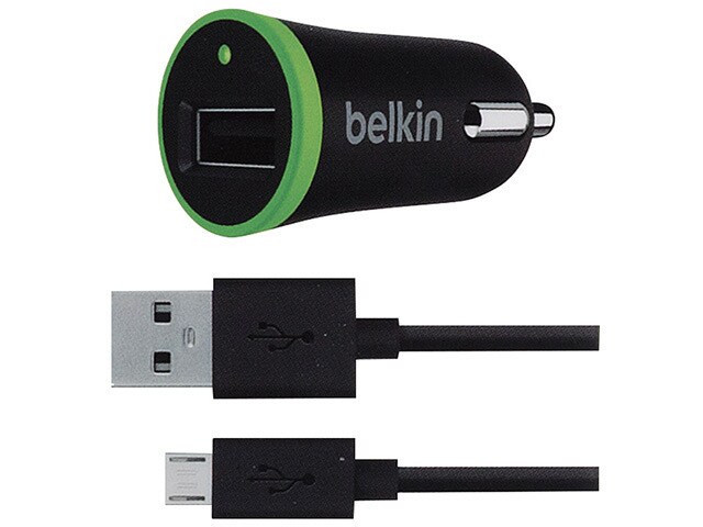 Belkin DC Outlet Car Charger Sync Cable for Samsung Galaxy S Note Black