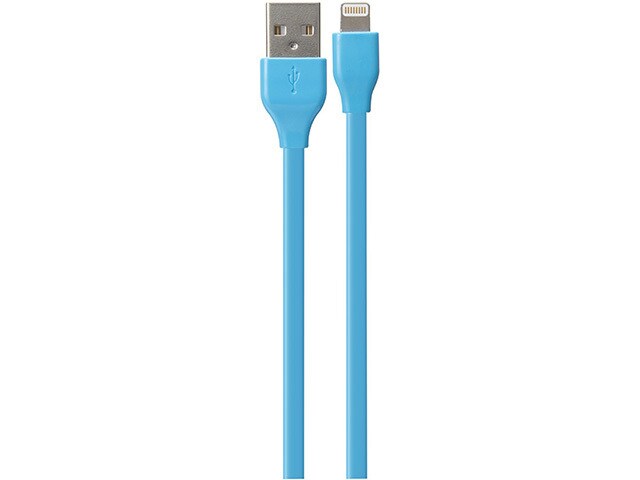 Nexxtech 1.2m 4 Lightning to USB Sync and Charge Flat Cable Blue