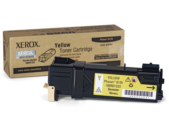 Xerox 106R01333 Toner Cartridge for Phaser 6125 Yellow