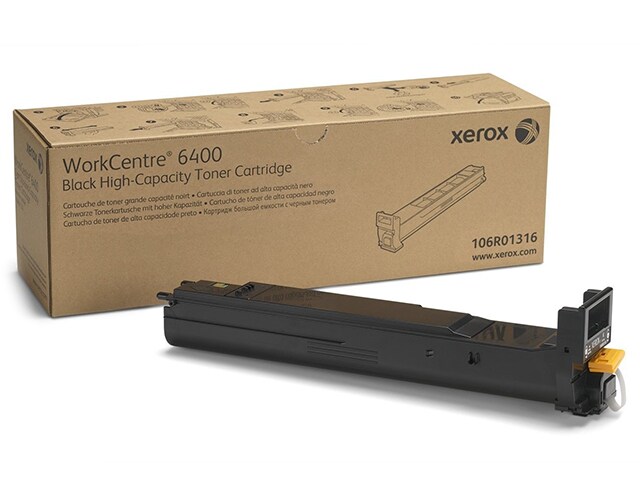 Xerox 106R01316 High Capacity Toner Cartridge for WorkCentre 6400 Black