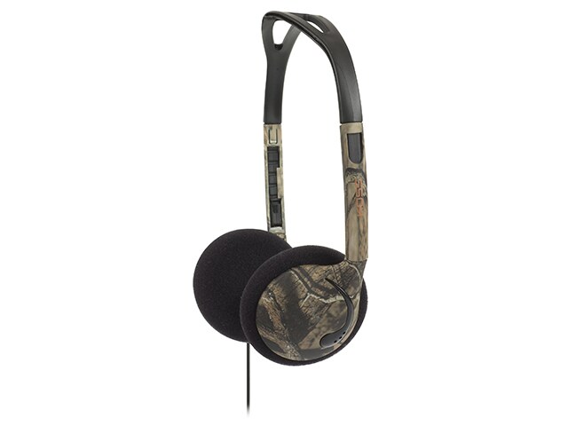 Koss KMO15G On Ear Headphones with In line Volume Control Green Camo