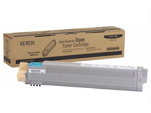Xerox 106R01077 High Capacity Toner Cartridge for Phaser 7400 Cyan