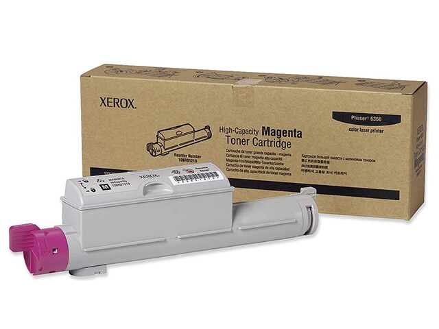 Xerox 106R01219 High Capacity Toner Cartridge for Phaser 6360 Magenta