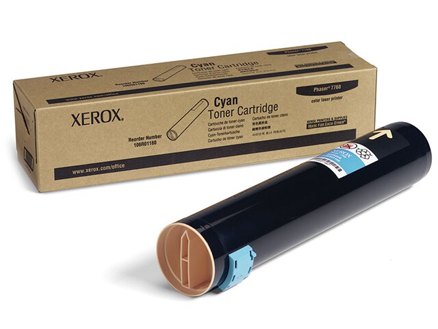 Xerox 106R01160 Toner Cartridge for Phaser 7760 Cyan