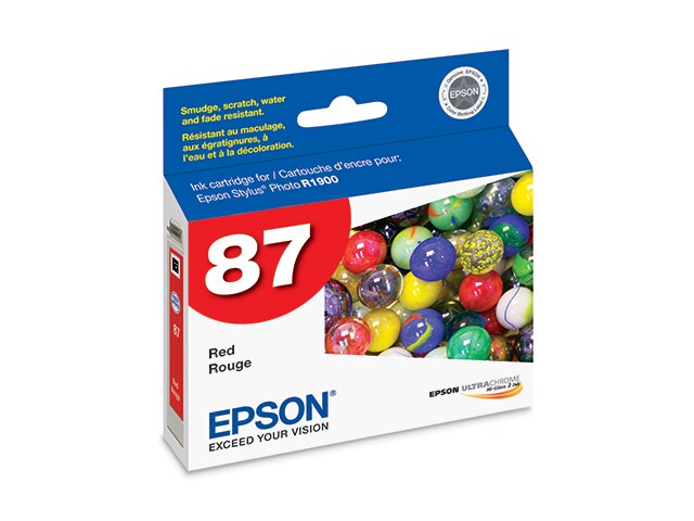 Epson T087720 UltraChrome HG2 Ink Cartridge Red